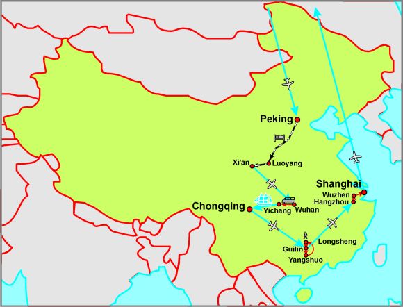 Karte China
